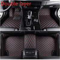 Thumbnail for Fully Surrounded Car Leather Floor Mat Pad All Weather Protection