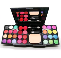 Thumbnail for Makeup Box 24 Eyeshadow 8 Lipstick 4 Blush 3 Powder 39 Color Makeup Disc Combination Makeup Tray