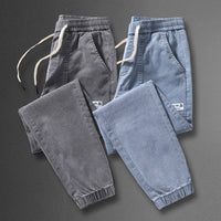 Thumbnail for Spring And Autumn New Jeans Men's - Stitching Ankle Banded Pants