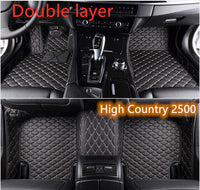 Thumbnail for Fully Surrounded Car Leather Floor Mat Pad All Weather Protection