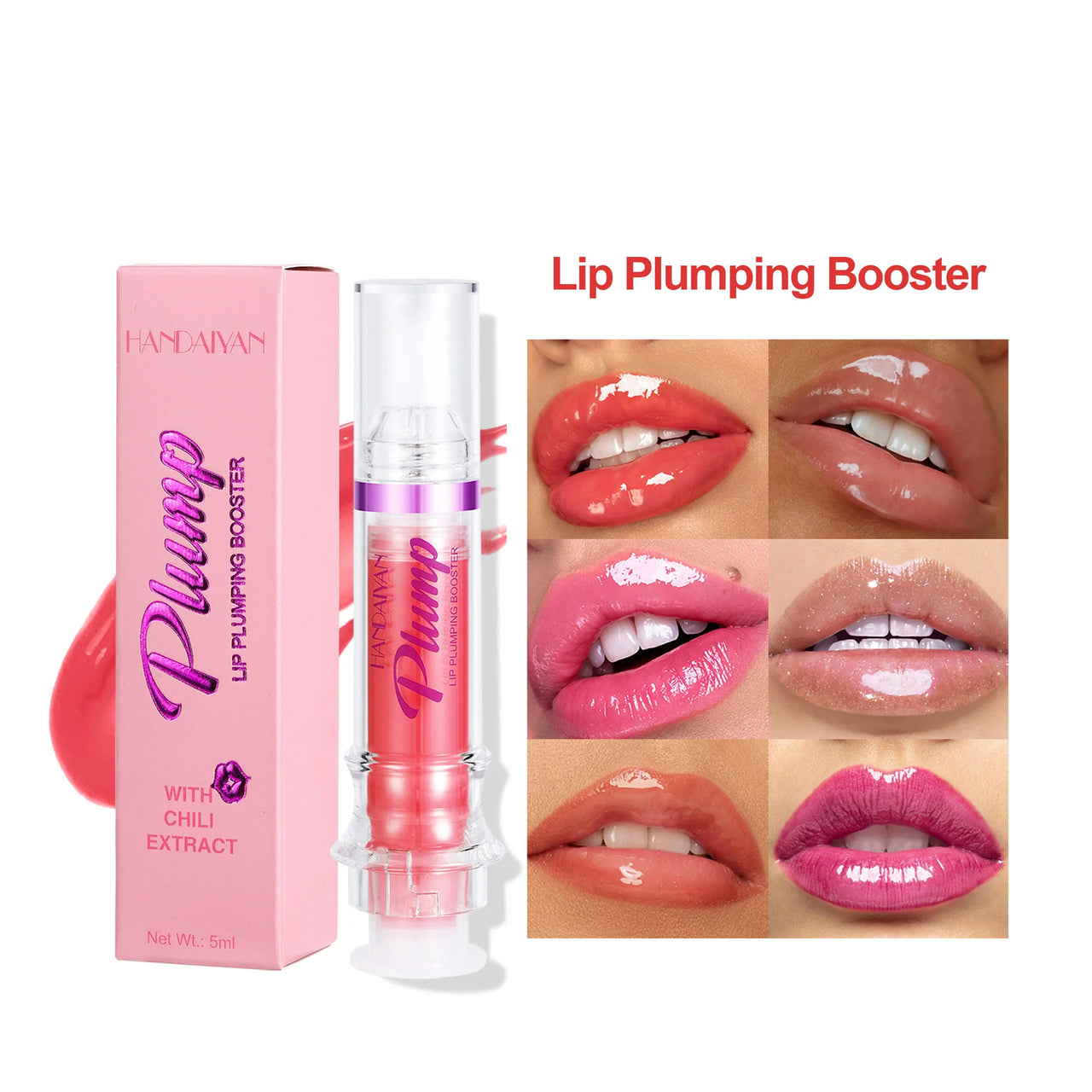 New Tube Lip - Rich Lip Color Slightly Spicy Lip Honey Lip Glass Mirror Face Lip Mirror Liquid Lipstick