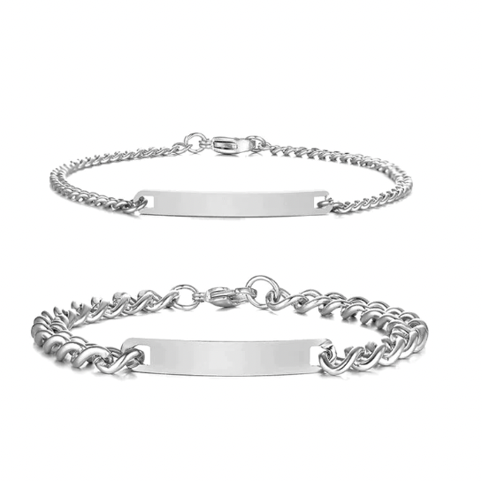 Engraved Bracelet Set