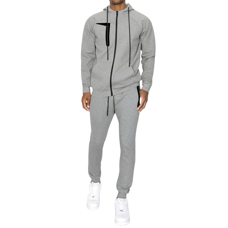 Men's Fashion Casual Exercise Top Pants Suit