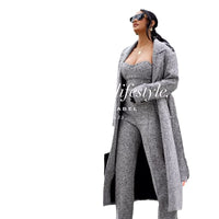 Thumbnail for Warm Jacket Long-sleeved Lapel Women's Plush