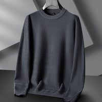 Thumbnail for Autumn And Winter Men's Casual Knitted Sweater Loose Round Neck