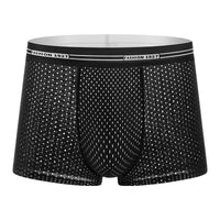 Thumbnail for Men's Fashionable Mesh Breathable Ice Silk Underwear