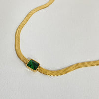 Thumbnail for Snake Bone Zircon Necklace For Women