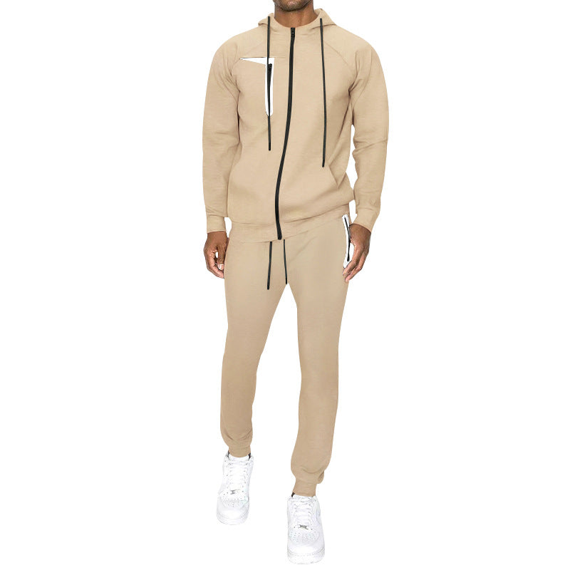 Men's Fashion Casual Exercise Top Pants Suit