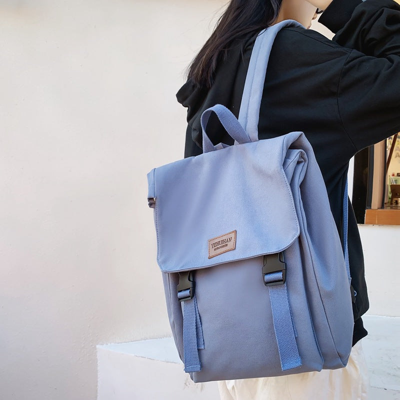 Versatile Canvas Schoolbag for Students - Stylish and Durable