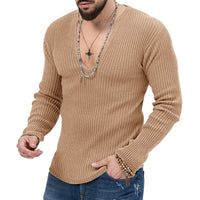 Thumbnail for Men's Sweaters Long Sleeve Slim-fit Top