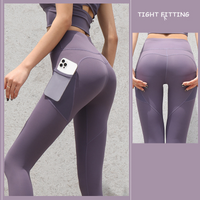 Thumbnail for Gym Sport Seamless Leggings With Pockets Push Up High Waist Pants Women Fitness Running Yoga Pants Gym Sport Seamless Leggings