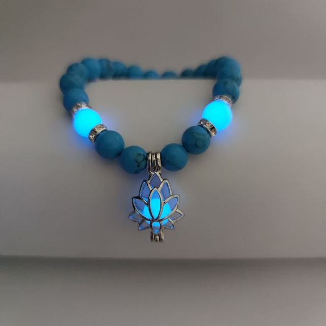 Natural Stone Bracelet- Glow In The Dark