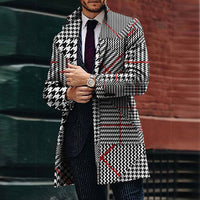 Thumbnail for Large Suit Collar Pocket Men's Coat
