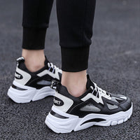 Thumbnail for White Sneakers Men Non Slip Walking Running Shoes Sports