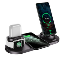 Thumbnail for Wireless Charger For IPhone Fast Charger For Phone Fast Charging Pad For Phone Watch 6 In 1 Charging Dock Station