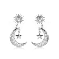 Thumbnail for Star and Moon Drop Earrings