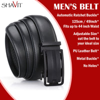 Thumbnail for Men's Ratchet Belt Leather Mens Belt With Slide Buckle Ratchet Belts For Men USA