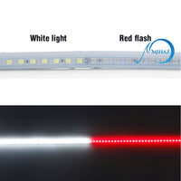 Thumbnail for 2pcs Car Door Opening Warning LED Strip Light Flashing Anti-collision Universal