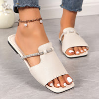Thumbnail for GlamorStrap Rhinestone Sandals: Summer Chic