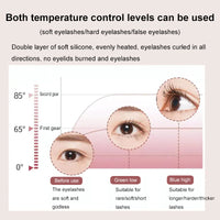 Thumbnail for Eyelash Curler Portable Electric Heated Comb Eye Lash Long Lasting Eyelashes Curls Thermal Eyelash Curler Makeup Tools Heated Eyelash Curlers,Rechargeable Electric Eyelash Curler,Handheld Eyelash Heat