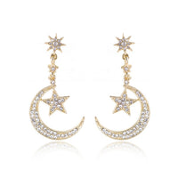 Thumbnail for Star and Moon Drop Earrings