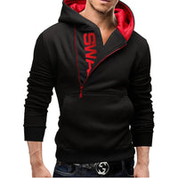 Thumbnail for Men's High Neck  Hooded Pullovers