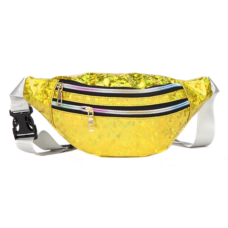 Chic Sequin Dumpling Bag - Medium-sized PU Leather Handbag