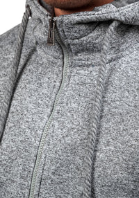 Thumbnail for Exercise Fleece Cardigan Round Neck Sweater Coat