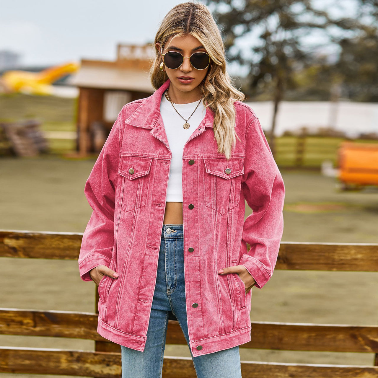 Versatile Classic Retro Classic Loose Denim Jacket