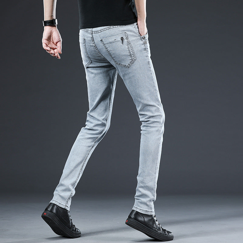 Men's Jeans - Slim Fit Stretch Skinny Trousers