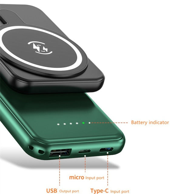 Magnetic Wireless Power Bank - Phone Charger