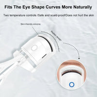 Thumbnail for Eyelash Curler Portable Electric Heated Comb Eye Lash Long Lasting Eyelashes Curls Thermal Eyelash Curler Makeup Tools Heated Eyelash Curlers,Rechargeable Electric Eyelash Curler,Handheld Eyelash Heat