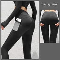 Thumbnail for Gym Sport Seamless Leggings With Pockets Push Up High Waist Pants Women Fitness Running Yoga Pants Gym Sport Seamless Leggings