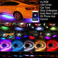 Thumbnail for Car Underglow Light Flexible Strip LED Underbody Lights Remote APP Control Car Led Neon Light RGB Decorative Atmosphere Lamp