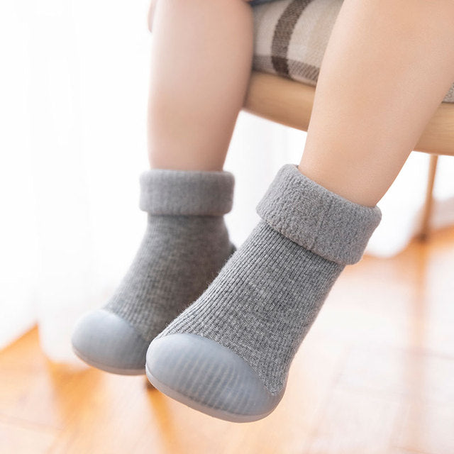 Thickened Socks Shoes Super Warm for Kids and Babies