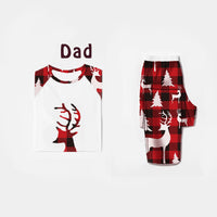 Thumbnail for Christmas European And American Christmas Deer Head Print Parent-child Home Service Suit