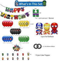Thumbnail for 1set The Avengers Party Decoration Package Superhero - NetPex