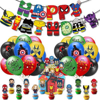 Thumbnail for 1set The Avengers Party Decoration Package Superhero - NetPex