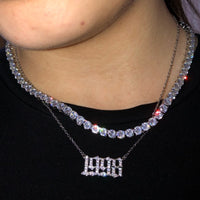 Thumbnail for Birth Year Number Necklace