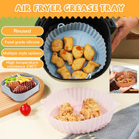 Thumbnail for Silicone Air Fryer Baking Tray