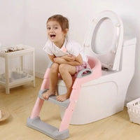 Thumbnail for Baby Pot Potty Training Seat Child Toilet WC Urinal For Boys Kids Adjustable Step Ladder Folding Safety Chair - NetPex