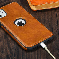 Thumbnail for Phone Case For iPhones - Solid Color PU Leather