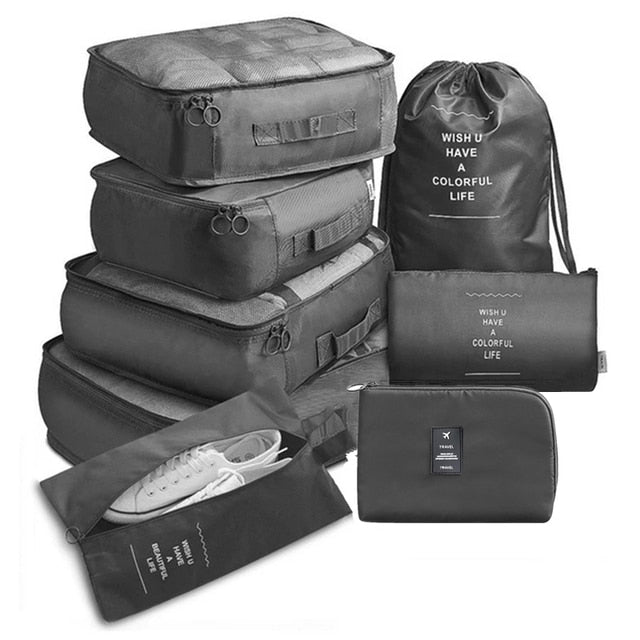 8Pcs/set Large Capacity Travel Organizer - NetPex