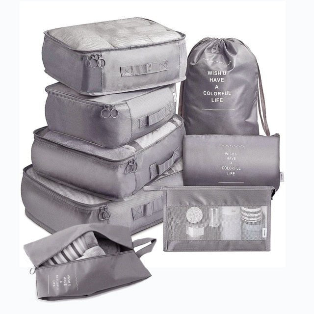 8Pcs/set Large Capacity Travel Organizer - NetPex