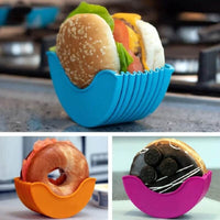 Thumbnail for Silicone Burger Holders - Hygienic Reusable Sandwiches