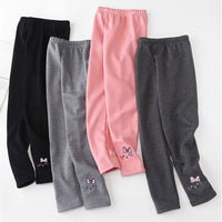 Thumbnail for Girls Kids Pants - leggings Cotton Velvet Elastic Waist Warm