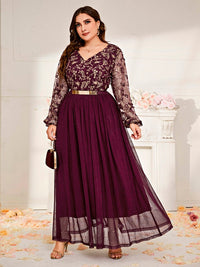 Thumbnail for Maxi Dresses - Women Plus Size- Evening Party Dress.