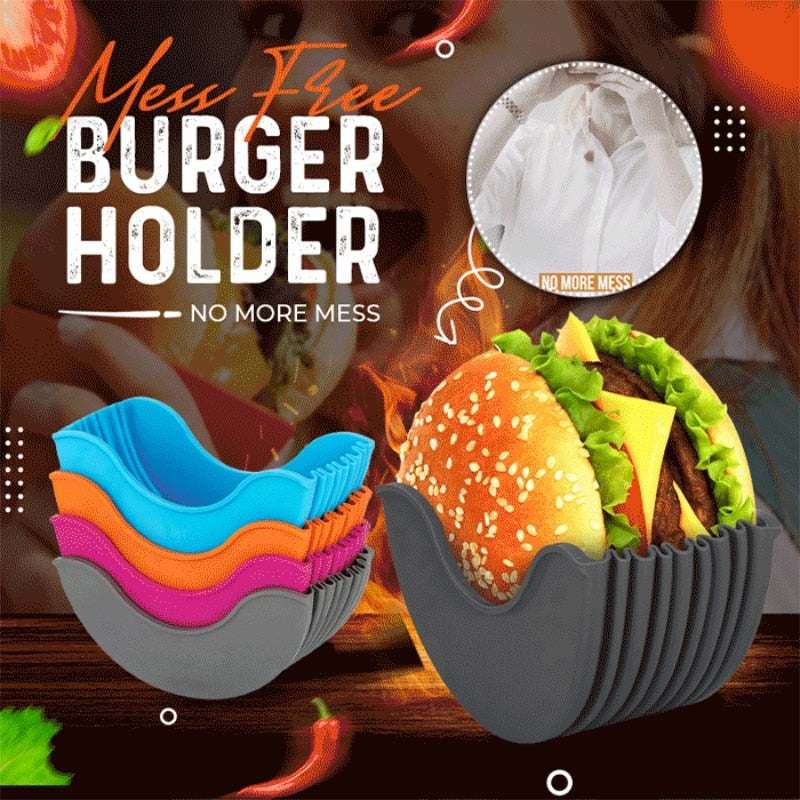 Silicone Burger Holders - Hygienic Reusable Sandwiches
