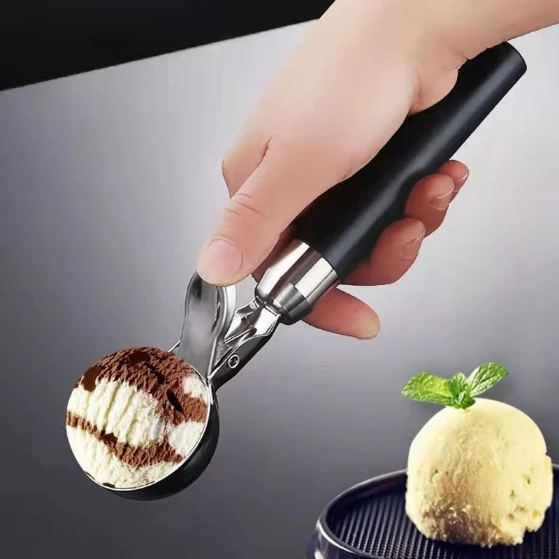 Premium Ice Cream Scoop - Stainless Steel  Ice Cream Spoon