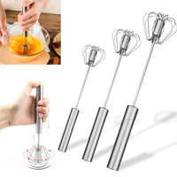 Thumbnail for Semi-automatic Egg Beater- Stainless Steel Egg Whisk.